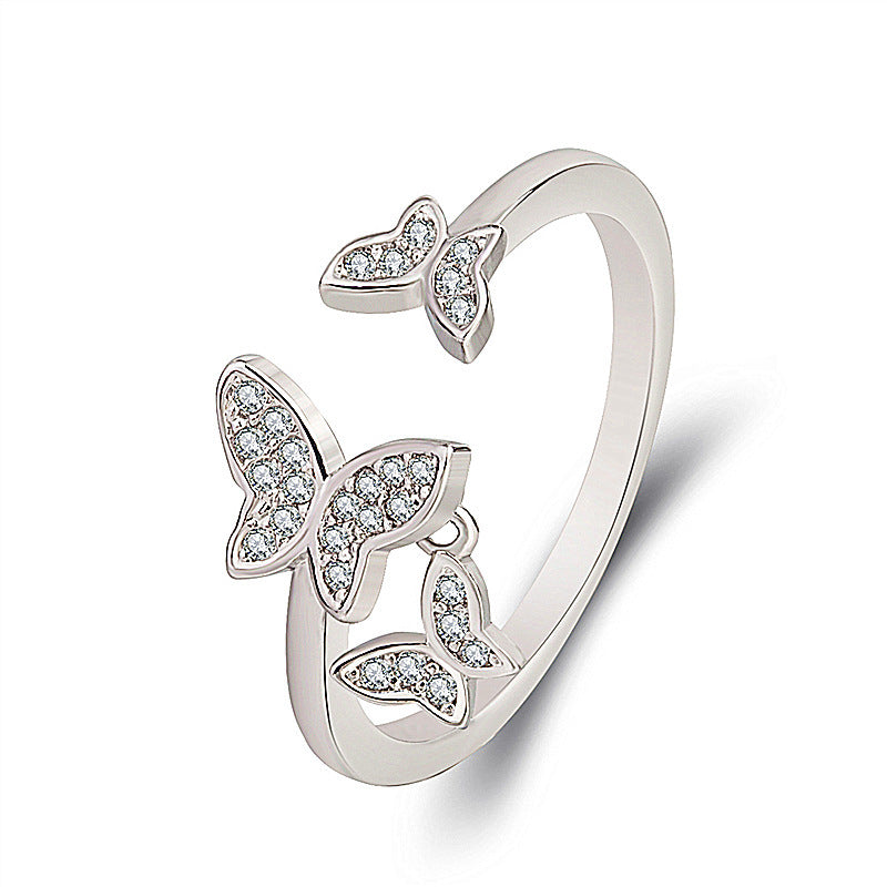 Butterfly Shadow Ring - Boho & Butterflys