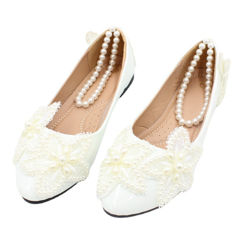 Sunday White Butterfly Flat Heels - Chic Comfort Effortless Elegance - Boho & Butterflys