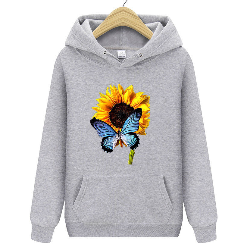 Butterfly Sunflower Hoodie - Boho & Butterflys