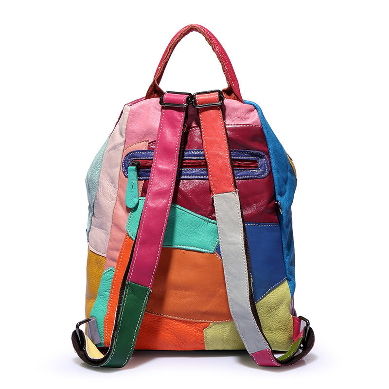 Whimsically Wonderful Leather Backpack - Stylish and Functional - Boho & Butterflys