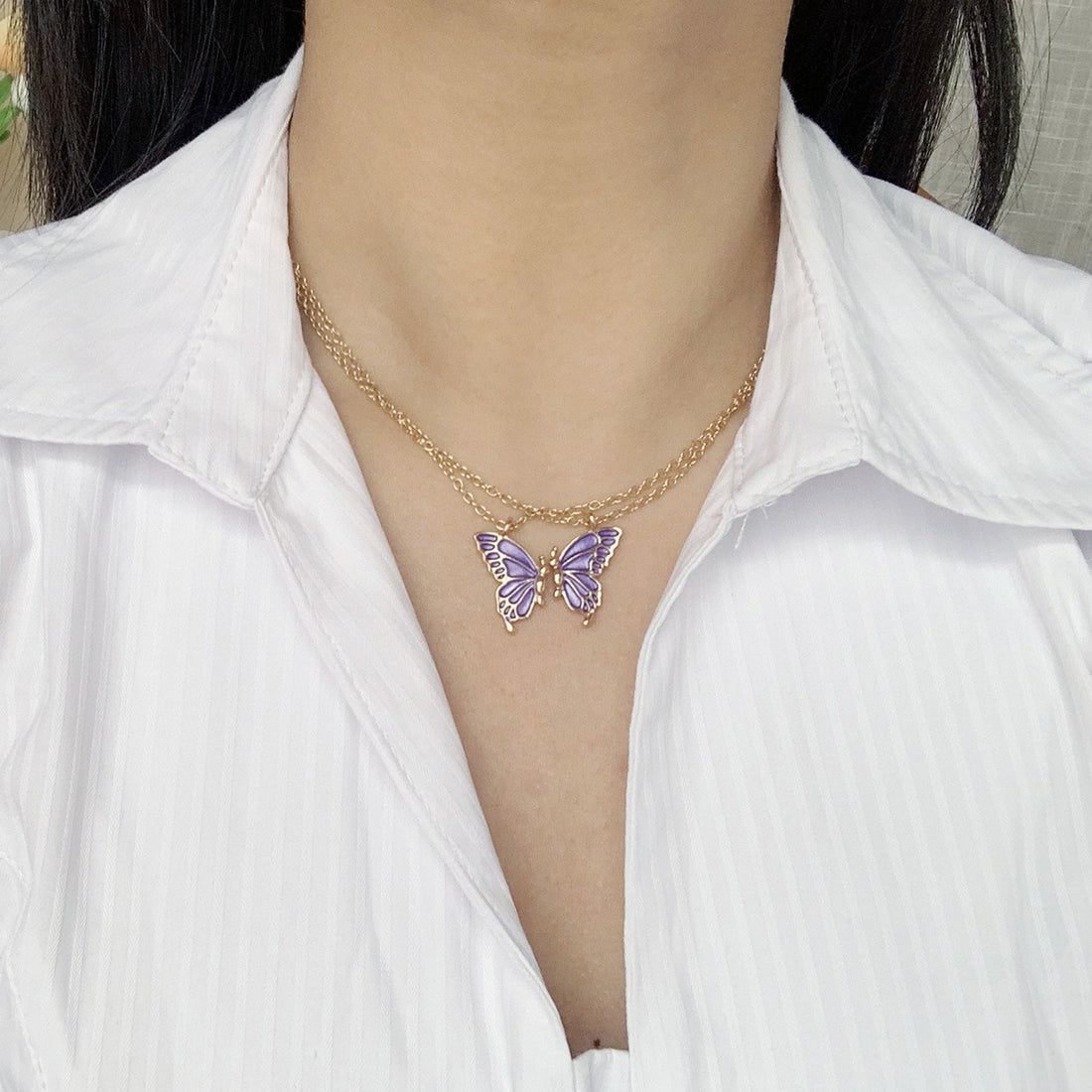 Friendship Butterfly Necklace - Boho & Butterflys