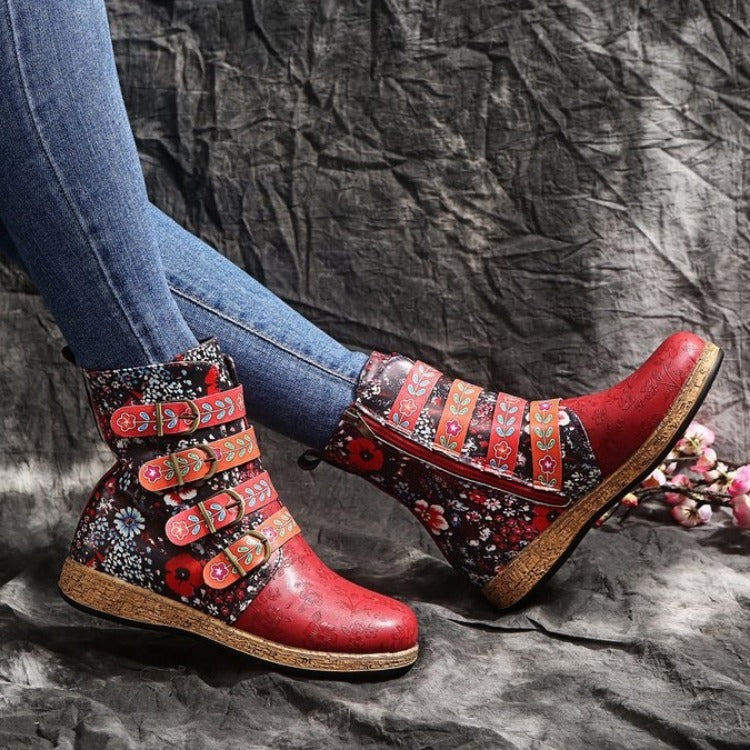 Flower Up Embroidered Boho Boots - Boho & Butterflys