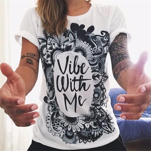 Vibe With Me Tee - CJ - Boho & Butterflys