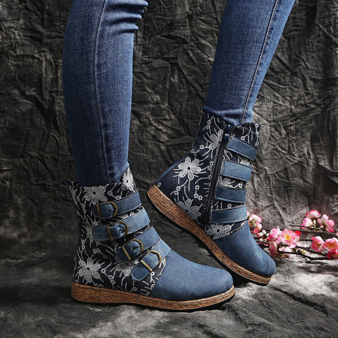 Flower Up Embroidered Boho Boots - Boho & Butterflys