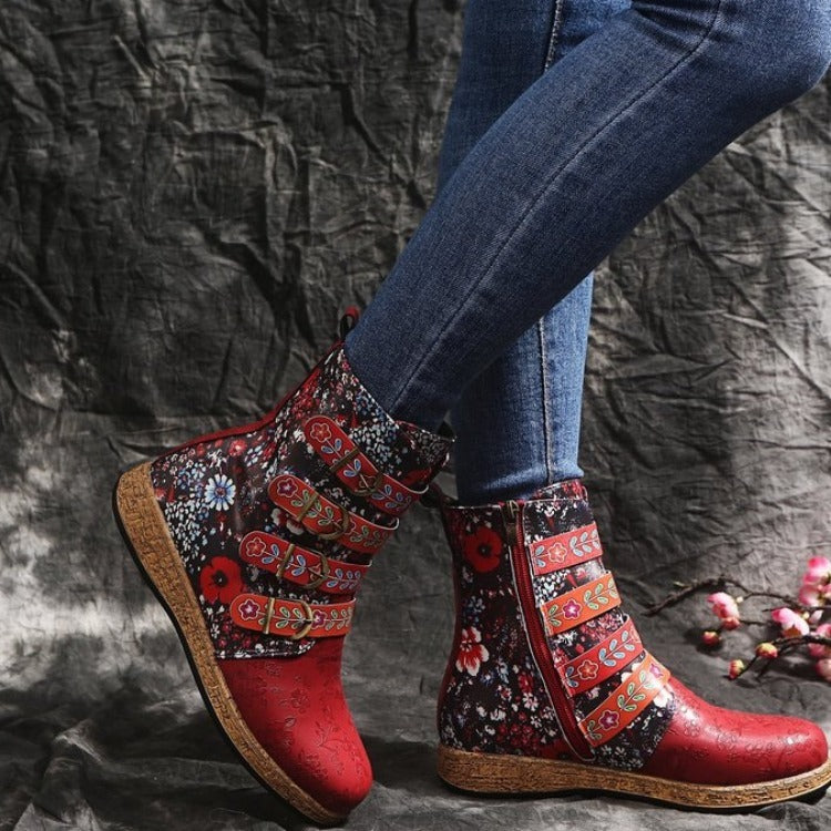 Flower Up Embroidered Boho Boots - Boho & Butterflys