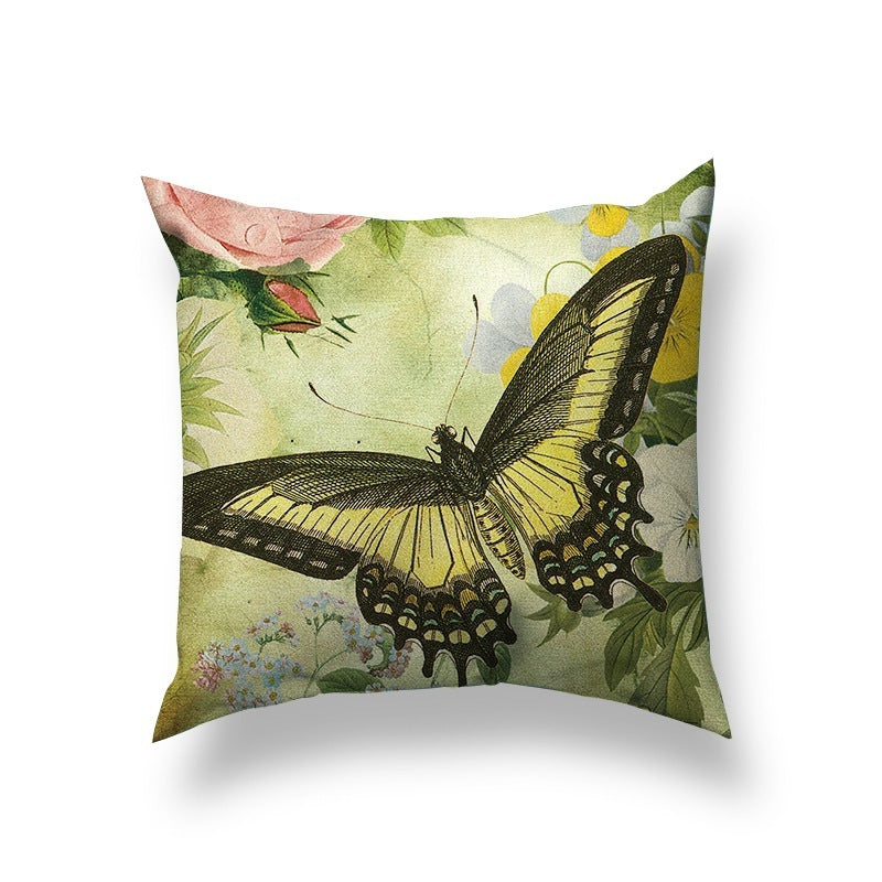 Butterfly Throw Pillow Cover - Boho & Butterflys